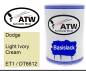 Preview: Dodge, Light Ivory Cream, ET1 / DT6612: 500ml Lackdose, von ATW Autoteile West.